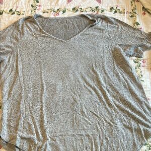 Maurices Gray Oversized Short Sleeve T-Shirt